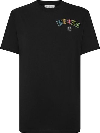 Philipp Plein Mens Black Cotton Clothing T-shirts And Polos - Size X-Small