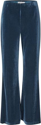 Lollys Laundry Wide Broeken - Dames - Wijde Broeken - Blauw - S - Broeken