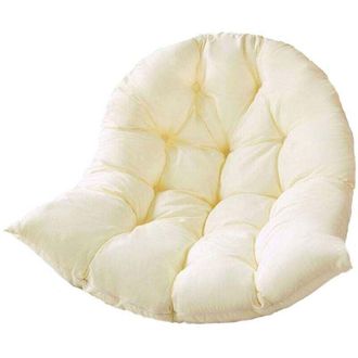 OEM Coj&iacute;n Lavable Para Silla Mecedora De Jard&iacute;n, Funda Para Silla Colgante De Interior Y Exterior, Beige Y Blanco (no Incluye La Silla Mecedora El Color E