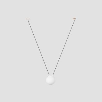 Netlighting Mine 1 Light Ceiling Pendant White Wood E27