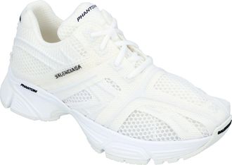 Balenciaga Womens Phantom Sneaker - White Canvas - Size EU 38