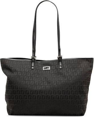 Fendi Pre-owned Fendi Zucchino Canvas Tote Ladies P2BII7RMVH5I4X1I