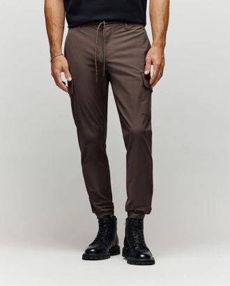 Psycho Bunny Mens Lloyd Cargo Pant 206 TURKISH COFFEE / 34