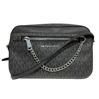 Michael Kors Pre-owned Cross Body Bags, female, Gray, Size: ONE SIZE Pre-owned Jet Set Item Canvas Shoulder Bag