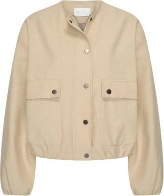 By-Bar Amsterdam Jassen, Dames, Beige, S, Maggie Canvas Jacket