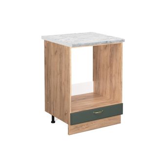 Vicco Armario Para Horno Empotrado Fame-line, Verde Dorado Casa De Campo, 60 Cm, Et M&aacute;rmol Vicco