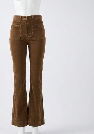 Faherty Stretch Terry Patch Pocket Pant In Walnut