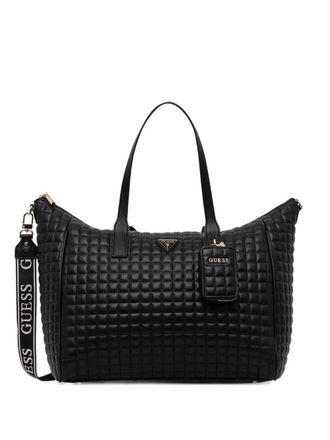 Guess Co quilted tote bag - Black