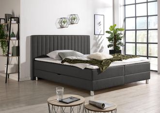 Maintal Boxbett mit Bettkasten und Kaltschaum-Topper
