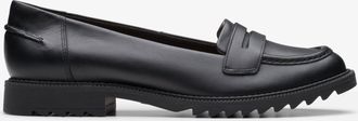 Clarks Griffin Milly2 Zwarte Leren Schoenen