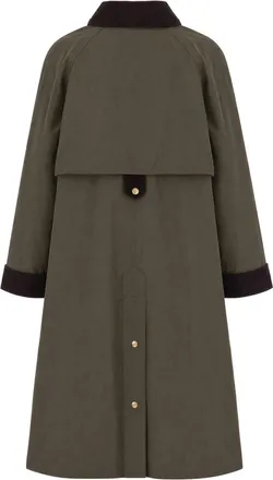 Barbour Waxed Cotton Coat - Beige