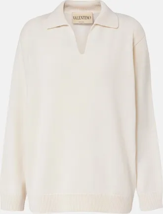 Valentino Cashmere polo sweater