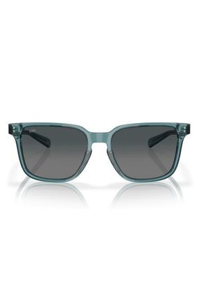 Costa Kailano 53mm Polarized Gradient Square Sunglasses in Crystal Aquamarine/Gray 580G at Nordstrom