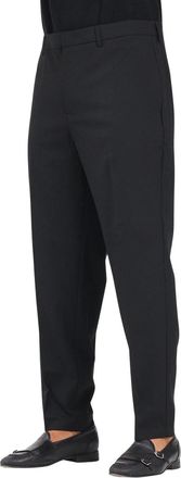 A|X Armani Exchange Black Tailored Wool-Blend Formal Pants