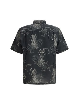 Our Legacy Mens Every Printed Shirt Death Paisley Cotton; Linen