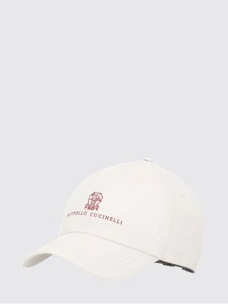 Brunello Cucinelli Cappello Brunello Cucinelli in gabardine di cotone con logo
