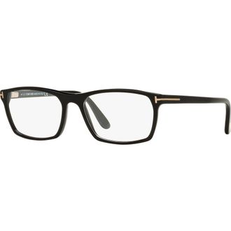 Tom Ford 56mm Rectangle optical glasses in Black at Nordstrom