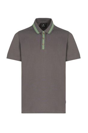 Paul Smith PS REGULAR FIT ZIP POLO Size: XXL, colour: BLACK