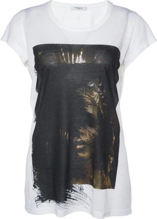 Givenchy T-shirt in cotone con stampa - Bianco
