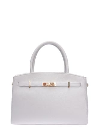 Isabella Rhea Wit Rundleer Tas