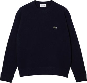 Lacoste Dames, Truien, Blauw, Maat: L Wol