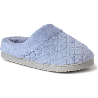 Dearfoams Libby Quilted Terry Clog Slipper in Eventide at Nordstrom, Size X-Large