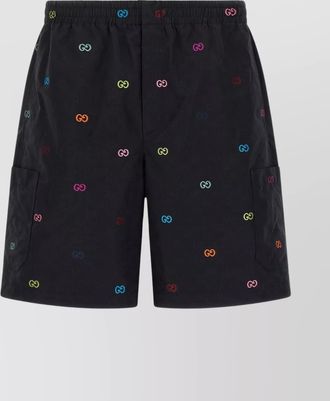 Gucci bermuda shorts with elastic waistband and pockets