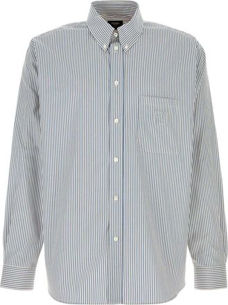 Fendi Embroidered Poplin Shirt
