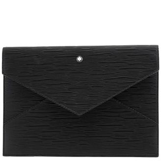 Montblanc Meisterstuck Black Leather 4810 Envelope Pouch