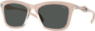 Diesel DL3008U 203487 Mens Sunglasses Brown Size 53