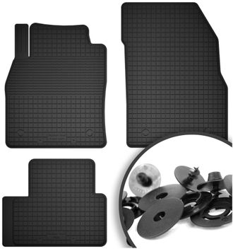 OEM Alfombrillas De Goma + Topes Para: Volvo Xc90 I Suv De 7 Plazas (2002-2014)