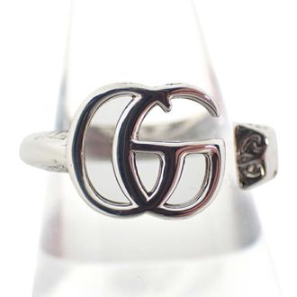 Gucci Sterling Silver 925 Band Ring (Pre-Owned)