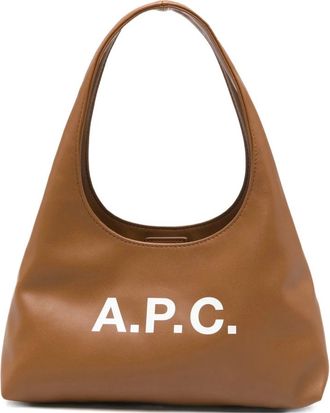 A.P.C. Handbags, female, Brown, Size: ONE SIZE Baby Ninon Shoulder Bag