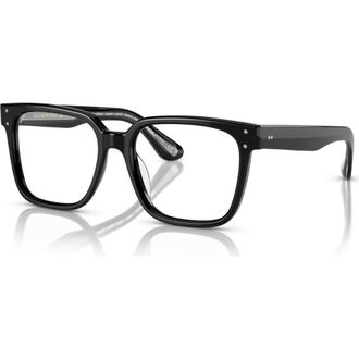 Oliver Peoples 53mm Square optical glasses in Black at Nordstrom