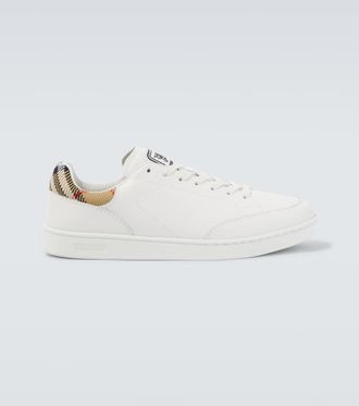 Burberry Set Burberry Check leather sneakers
