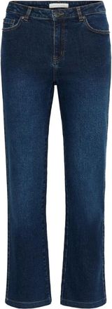 Kaffe Rechte jeans - Dames - Jeans - Blauw - Maat: W35 L32 Denim