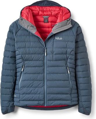 RAB Microlight Windstopper Hoody Daunenjacke f&uuml;r Damen | blau