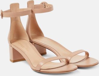Gianvito Rossi Gaeta 45 leather sandals