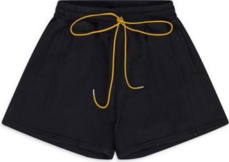 Rhude BLACK SKYLINE TERRY SHORTS