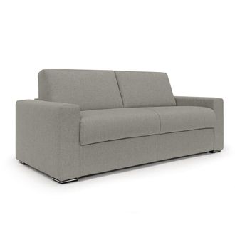 Divani.Store Sof&aacute; convertible con colch&oacute;n h20 cm 220 cm marr&oacute;n