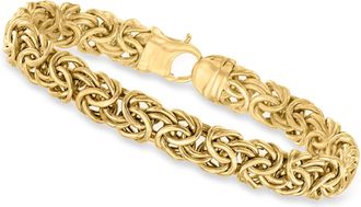 Canaria Canaria 10kt Yellow Gold Medium Byzantine Bracelet