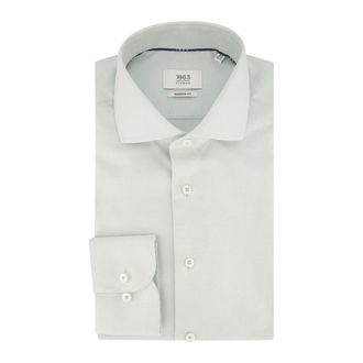 Eterna Overhemden, Heren, Groen, M, Katoen, Groen Modern Fit Business Overhemd