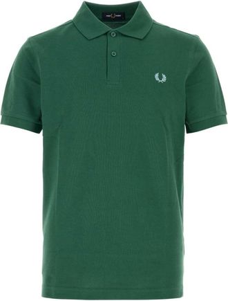 Fred Perry Polo Shirts, male, Green, Size: M M6000 Polo Shirt