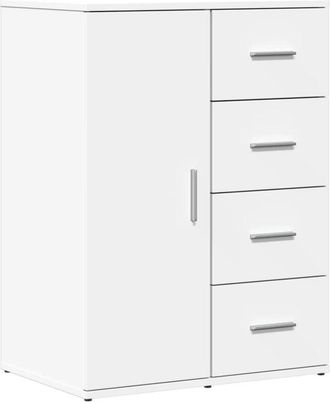 vidaXL Aparador de madera de ingeniería blanco 59x39x80 cm Vidaxl