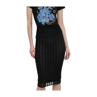 Pinko Pinko - Midi Rok - Dames - Rokken - Zwart - Maat: XS Katoen