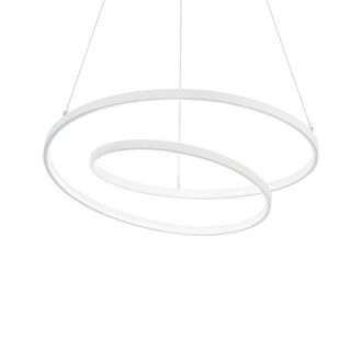 Netlighting Oz LED Decorative Swirl Integrated Pendant Light White 3000K