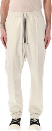 Rick Owens White Wide Bela Cotton Pants