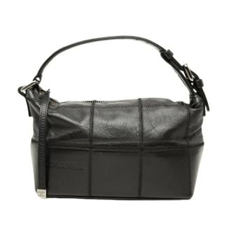 Chanel Pre-owned Vintage Schoudertas - Dames - Pre-owned - Zwart - Maat: ONE Size Leer