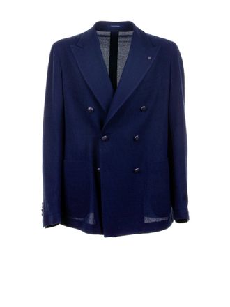 Tagliatore Navy Nero Kleding Jassen