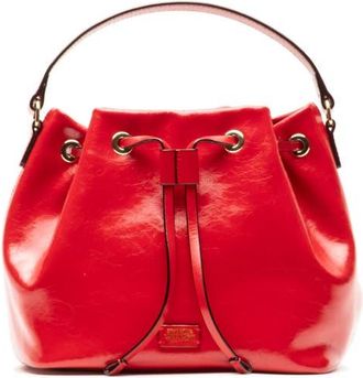 Frances Valentine Medium Minnie Leather Bucket Bag in Red at Nordstrom
